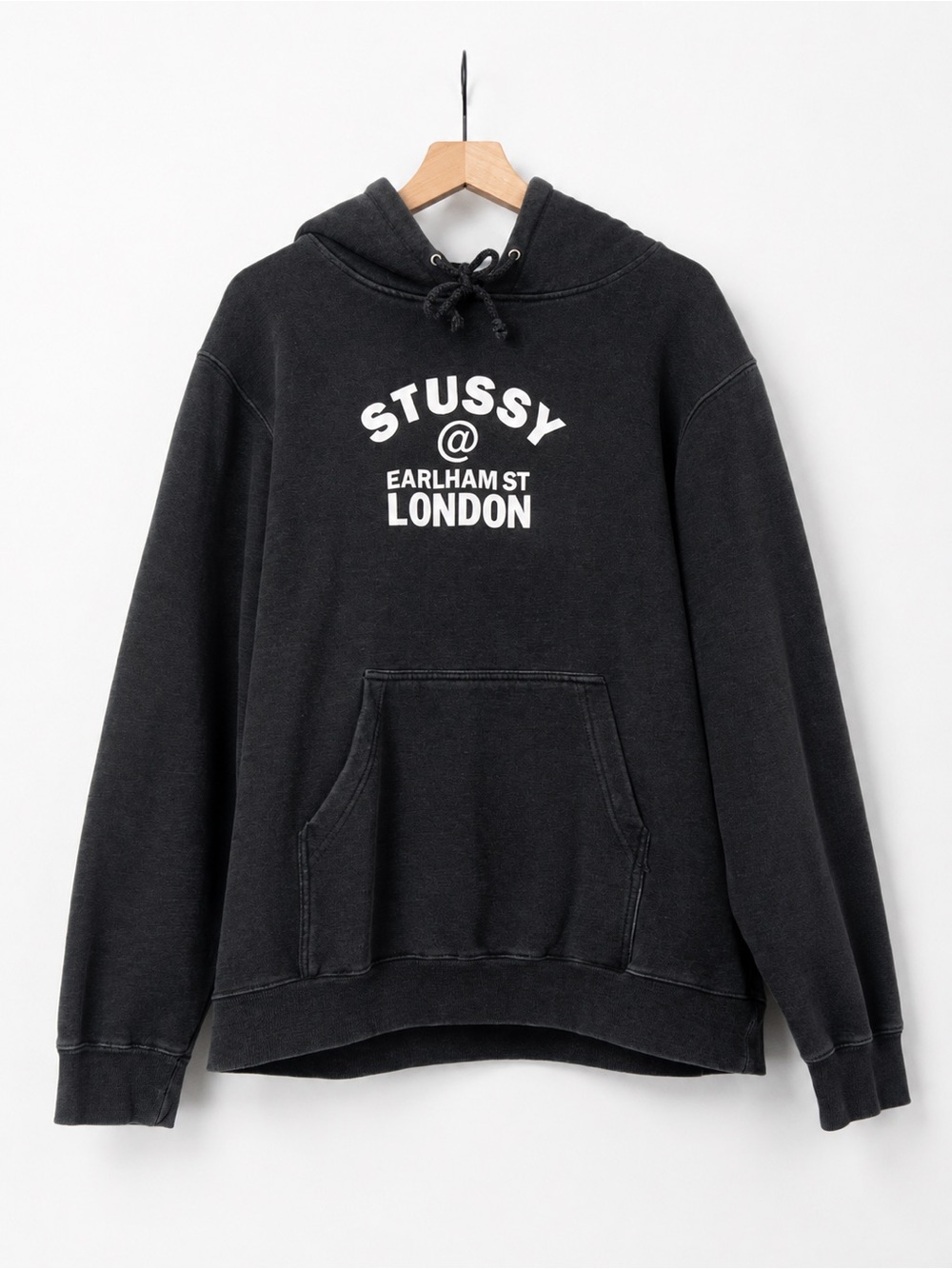 Stussy Black Crewneck London Graphic Sweatshirt - Men